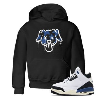 A Ma Maniere Air Jordan 3 Diffused Blue shirts to match jordans Graffiti Dog graphic tee Jordan 3 For The Love best t-shirts to wear with jordans SNRT Sneaker Tees Youth Baby Black 1 tee