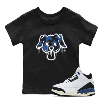 A Ma Maniere Air Jordan 3 Diffused Blue shirts to match jordans Graffiti Dog graphic tee Jordan 3 For The Love best t-shirts to wear with jordans SNRT Sneaker Tees Youth Baby Black 1 tee