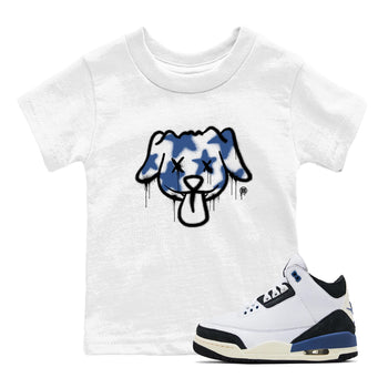 A Ma Maniere Air Jordan 3 Diffused Blue shirts to match jordans Graffiti Dog graphic tee Jordan 3 For The Love best t-shirts to wear with jordans SNRT Sneaker Tees Youth Baby White 1 tee