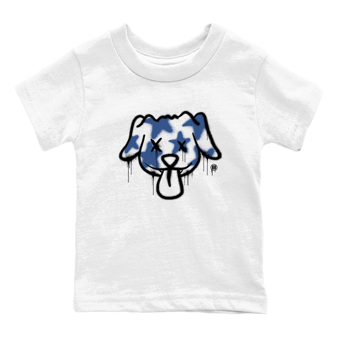 A Ma Maniere Air Jordan 3 Diffused Blue shirts to match jordans Graffiti Dog graphic tee Jordan 3 For The Love best t-shirts to wear with jordans SNRT Sneaker Tees Youth Baby White 2 tee