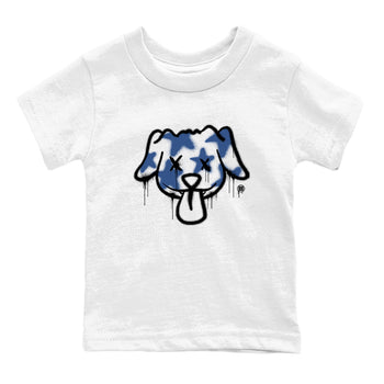 A Ma Maniere Air Jordan 3 Diffused Blue shirts to match jordans Graffiti Dog graphic tee Jordan 3 For The Love best t-shirts to wear with jordans SNRT Sneaker Tees Youth Baby White 2 tee