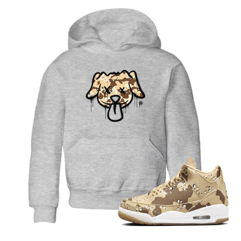 WNBA x Air Jordan 3 “Desert Camo” shirts to match jordans Graffiti Dog sneaker match tees Air Jordan 3 Desert Camo SNRT Sneaker Release Tees Clothing Sneakerhead ShirtsBaby and Youth Heather Grey 1 cotton tee