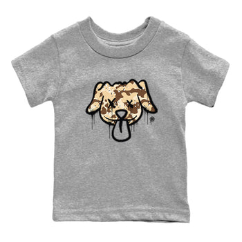 WNBA x Air Jordan 3 “Desert Camo” shirts to match jordans Graffiti Dog sneaker match tees Air Jordan 3 Desert Camo SNRT Sneaker Release Tees Clothing Sneakerhead ShirtsBaby and Youth Heather Grey 2 cotton tee