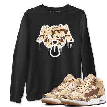 WNBA x Air Jordan 3 “Desert Camo” shirts to match jordans Graffiti Dog sneaker match tees Air Jordan 3 Desert Camo SNRT Sneaker Release Tees Clothing Sneakerhead ShirtsBlack 1 unisex cotton tee