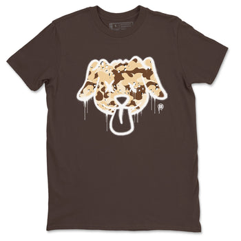 WNBA x Air Jordan 3 “Desert Camo” shirts to match jordans Graffiti Dog sneaker match tees Air Jordan 3 Desert Camo SNRT Sneaker Release Tees Clothing Sneakerhead ShirtsDark Chocolate 2 unisex cotton tee