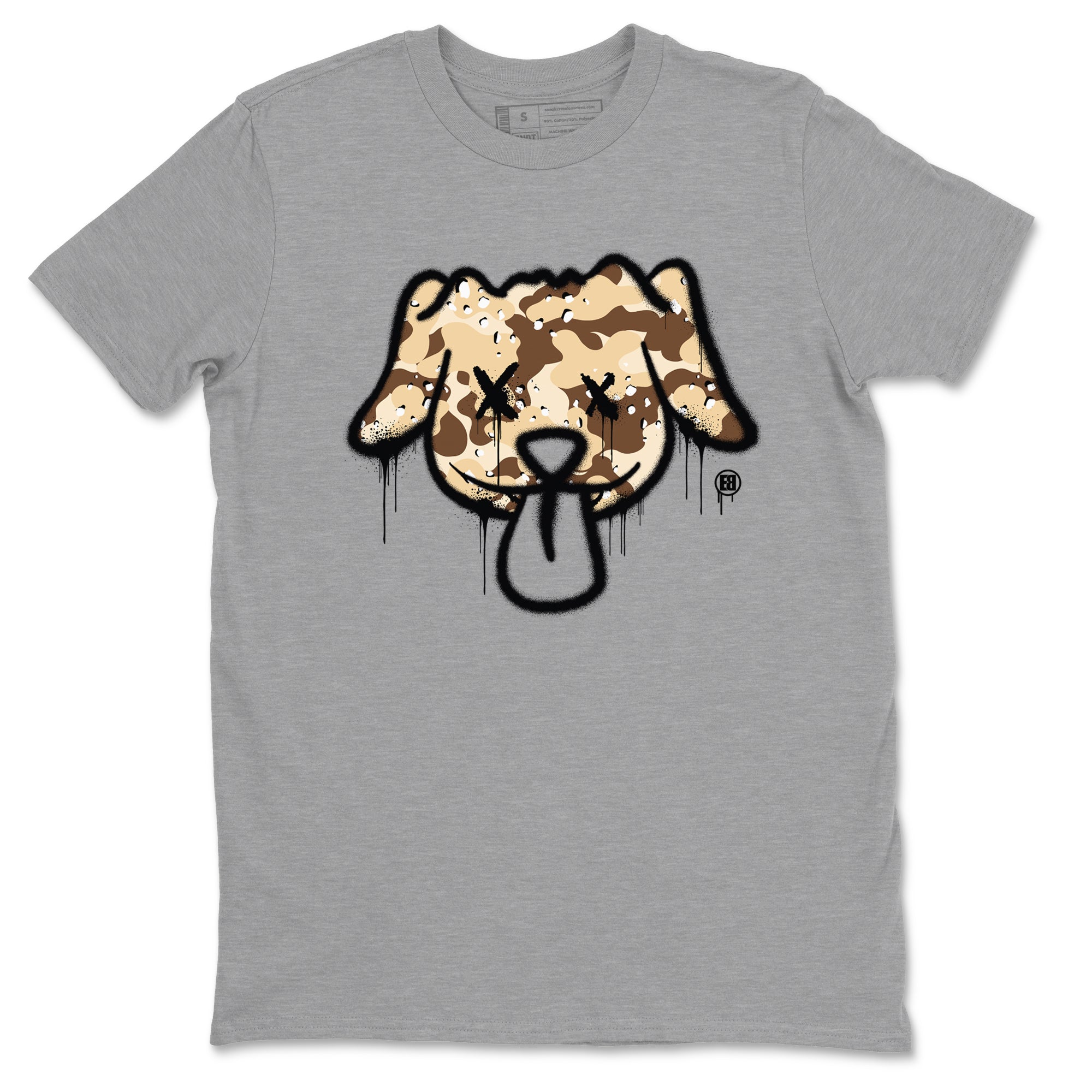 WNBA x Air Jordan 3 “Desert Camo” shirts to match jordans Graffiti Dog sneaker match tees Air Jordan 3 Desert Camo SNRT Sneaker Release Tees Clothing Sneakerhead ShirtsHeather Grey 2 unisex cotton tee