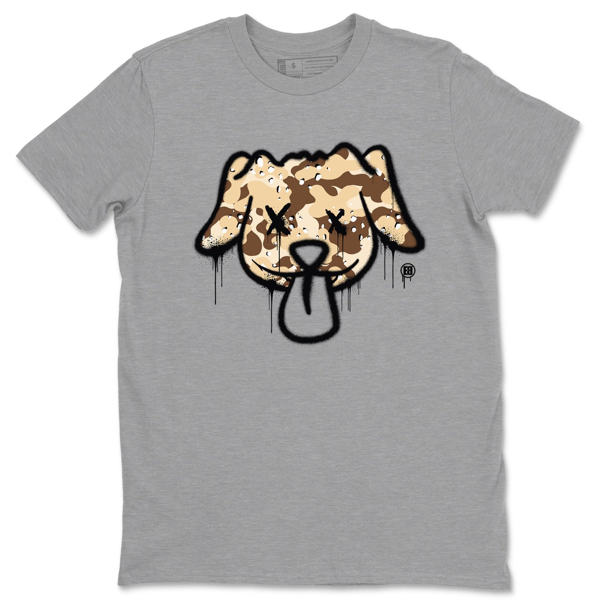 WNBA x Air Jordan 3 “Desert Camo” shirts to match jordans Graffiti Dog sneaker match tees Air Jordan 3 Desert Camo SNRT Sneaker Release Tees Clothing Sneakerhead ShirtsHeather Grey 2 unisex cotton tee