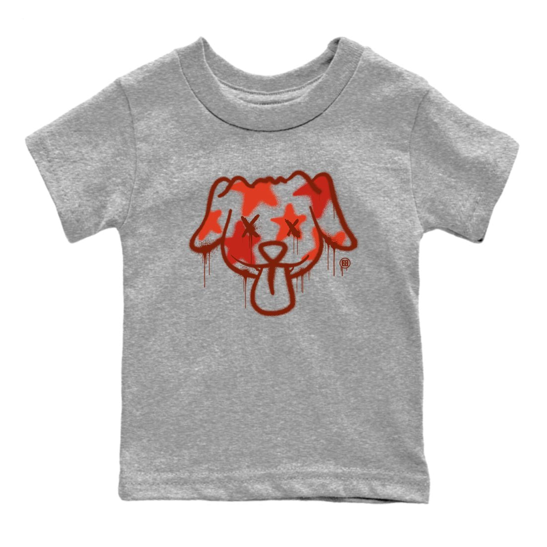 4s Nigel Sylvesterto match jordans Graffiti Dog best t shirts to wear with jordans Nigel Sylvester x Air Jordan 4 Brick by Brick match shoes to clothes SNRT Sneaker Tees Youth Baby Heather Grey 2 tee