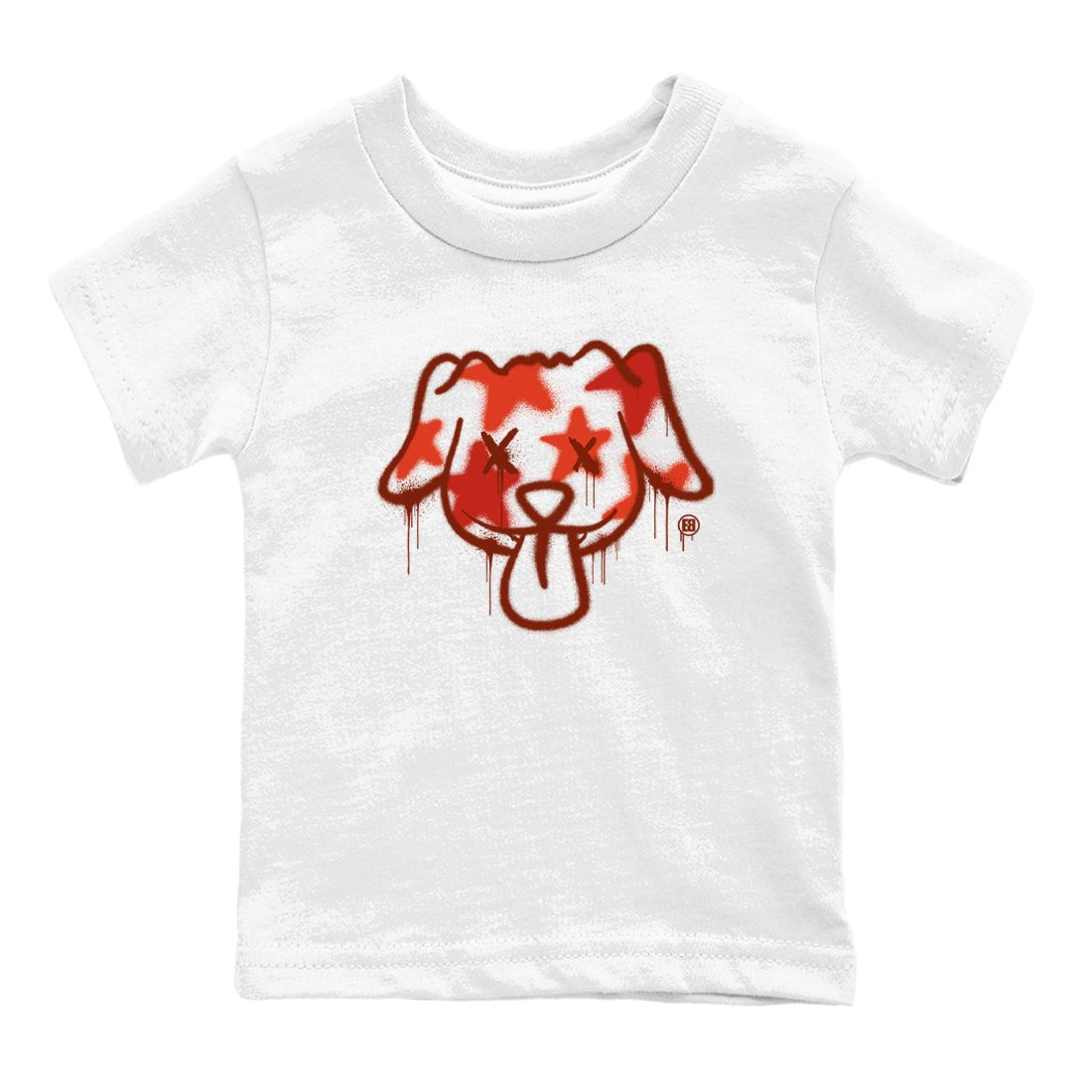4s Nigel Sylvesterto match jordans Graffiti Dog best t shirts to wear with jordans Nigel Sylvester x Air Jordan 4 Brick by Brick match shoes to clothes SNRT Sneaker Tees Youth Baby White 2 tee