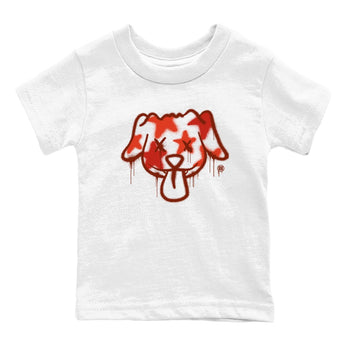 4s Nigel Sylvesterto match jordans Graffiti Dog best t shirts to wear with jordans Nigel Sylvester x Air Jordan 4 Brick by Brick match shoes to clothes SNRT Sneaker Tees Youth Baby White 2 tee
