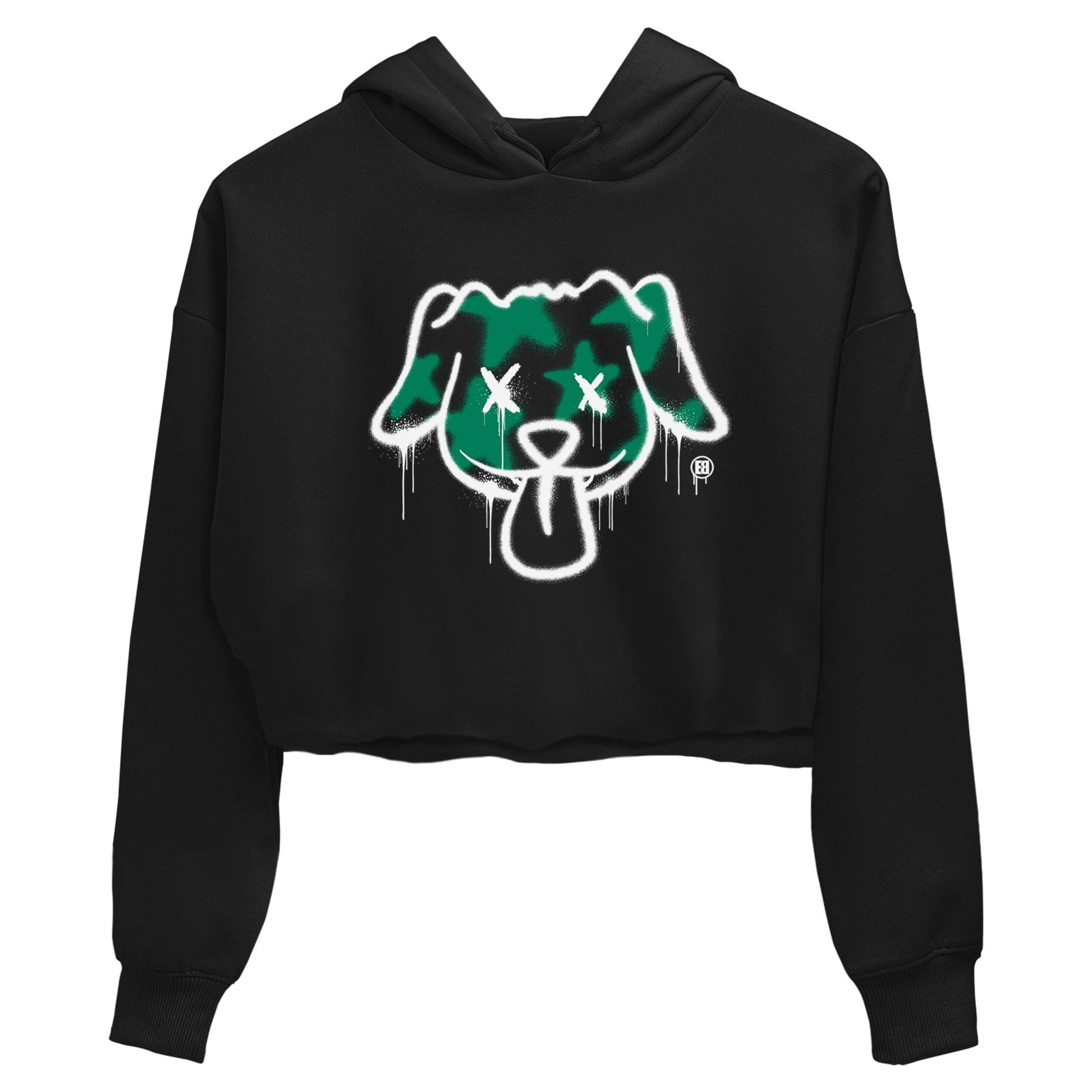 4s Oxidized Green shirts to match jordans Graffiti Dog sneaker match tees Air Jordan 4 Oxidized Green SNRT Sneaker Tees streetwear brand Black 2 crop tee