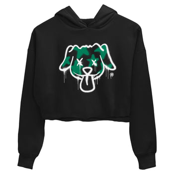 4s Oxidized Green shirts to match jordans Graffiti Dog sneaker match tees Air Jordan 4 Oxidized Green SNRT Sneaker Tees streetwear brand Black 2 crop tee
