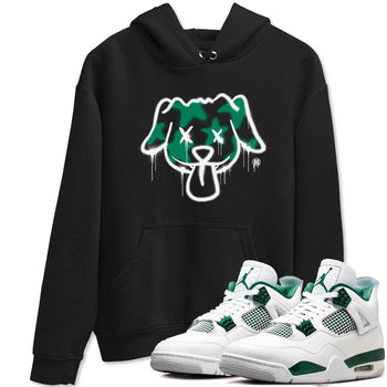 4s Oxidized Green shirts to match jordans Graffiti Dog sneaker match tees Air Jordan 4 Oxidized Green SNRT Sneaker Tees streetwear brand Black 1 unisex cotton tee