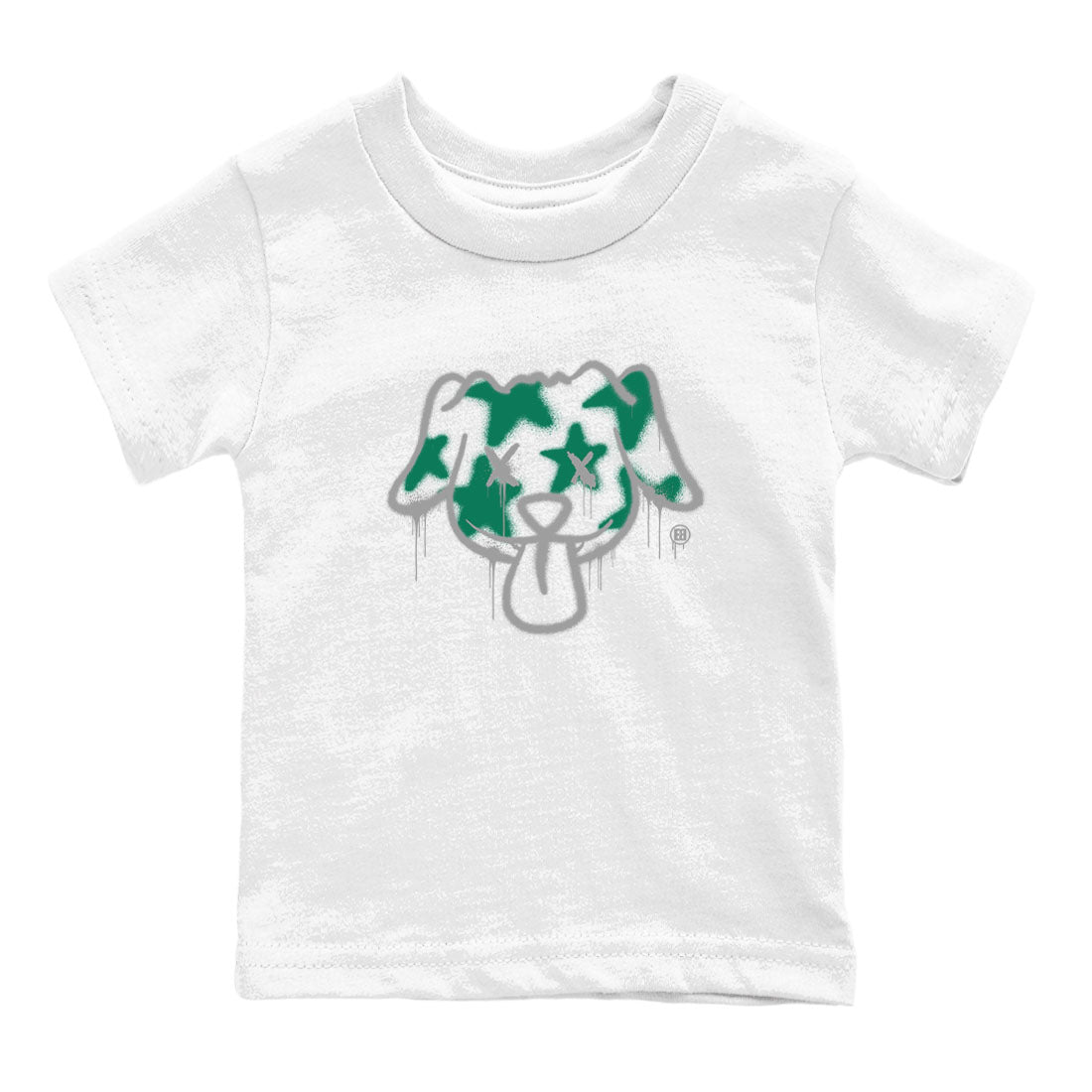 4s Oxidized Green shirts to match jordans Graffiti Dog sneaker match tees Air Jordan 4 Oxidized Green SNRT Sneaker Tees streetwear brand Baby and Youth White 2 cotton tee