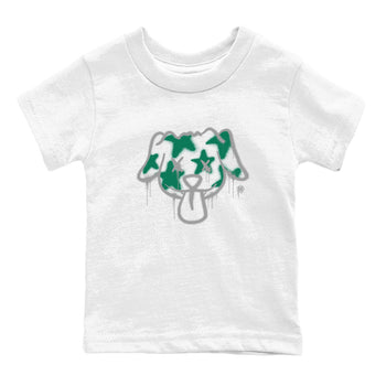4s Oxidized Green shirts to match jordans Graffiti Dog sneaker match tees Air Jordan 4 Oxidized Green SNRT Sneaker Tees streetwear brand Baby and Youth White 2 cotton tee