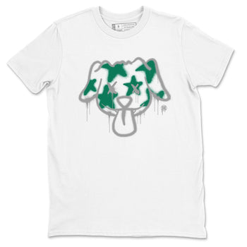 4s Oxidized Green shirts to match jordans Graffiti Dog sneaker match tees Air Jordan 4 Oxidized Green SNRT Sneaker Tees streetwear brand White 2 unisex cotton tee