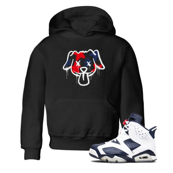 6s White And Midnight Navy shirts to match jordans Graffiti Dog sneaker match tees Air Jordan 6 White And Midnight Navy SNRT Sneaker Tees streetwear brand Baby and Youth Black 1 cotton tee