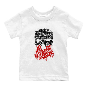 Air Jordan 11 Low Bred sneaker match tee Graffiti Scream sneaker match tees Air Jordan 11 Bred best t-shirts to match jordans SNRT Sneaker Tees Youth Baby White 2 tee