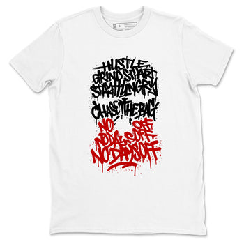 Air Jordan 11 Low Bred sneaker match tee Graffiti Scream sneaker match tees Air Jordan 11 Bred best t-shirts to match jordans SNRT Sneaker Tees unisex cotton White 2 shirts