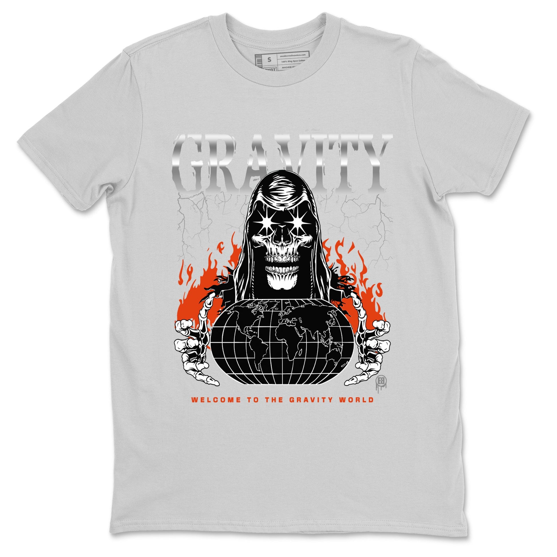 Foams One Jin shirts to match jordans Gravity sneaker match tees Air Foamposite One Jin match shoes to clothes SNRT Sneaker Tees unisex cotton Silver 2 shirts