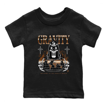 Air Foamposite 1 Metallic Copper Shirts To Match Jordans Gravity Sneaker Shirts Air Foamposite One Metallic Copper SNRT Sneaker Release Tees Baby Youth Toddler Black 2 crew neck shirts