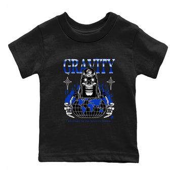 Air Foamposite One Royal shirts to match jordans Gravity sneaker match tees Air Foamposite One Royal SNRT Sneaker Release Tees Youth Baby Black 2 crew neck shirts