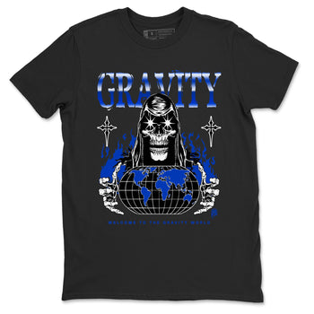 Air Foamposite One Royal shirts to match jordans Gravity sneaker match tees Air Foamposite One Royal SNRT Sneaker Release Tees unisex cotton Black 2 crew neck shirts