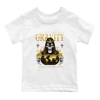 1s Black Metallic Gold shirts to match jordans Gravity sneaker match tees Jordan 1 High OG Black and Gold SNRT Sneaker Tees streetwear brand Baby and Youth White 2 cotton tee