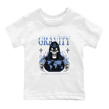 AJ11 Diffused Blue shirts to match jordans Gravity sneaker match tees Air Jordan 11 Diffused Blue SNRT Sneaker Tees streetwear brand Baby and Youth White 2 cotton tee