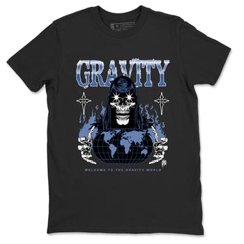 AJ11 Diffused Blue shirts to match jordans Gravity sneaker match tees Air Jordan 11 Diffused Blue SNRT Sneaker Tees streetwear brand Black 2 unisex cotton tee