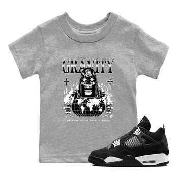 4s White Thunder shirts to match jordans Gravity sneaker match tees Air Jordan 4 White Thunder SNRT Sneaker Tees streetwear brand Baby and Youth Heather Grey 1 cotton tee