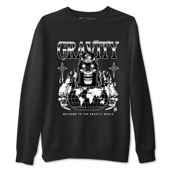 4s White Thunder shirts to match jordans Gravity sneaker match tees Air Jordan 4 White Thunder SNRT Sneaker Tees streetwear brand Black 2 unisex cotton tee
