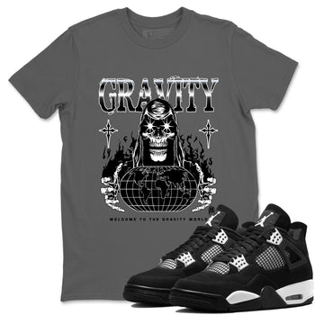 4s White Thunder shirts to match jordans Gravity sneaker match tees Air Jordan 4 White Thunder SNRT Sneaker Tees streetwear brand Cool Grey 1 unisex cotton tee