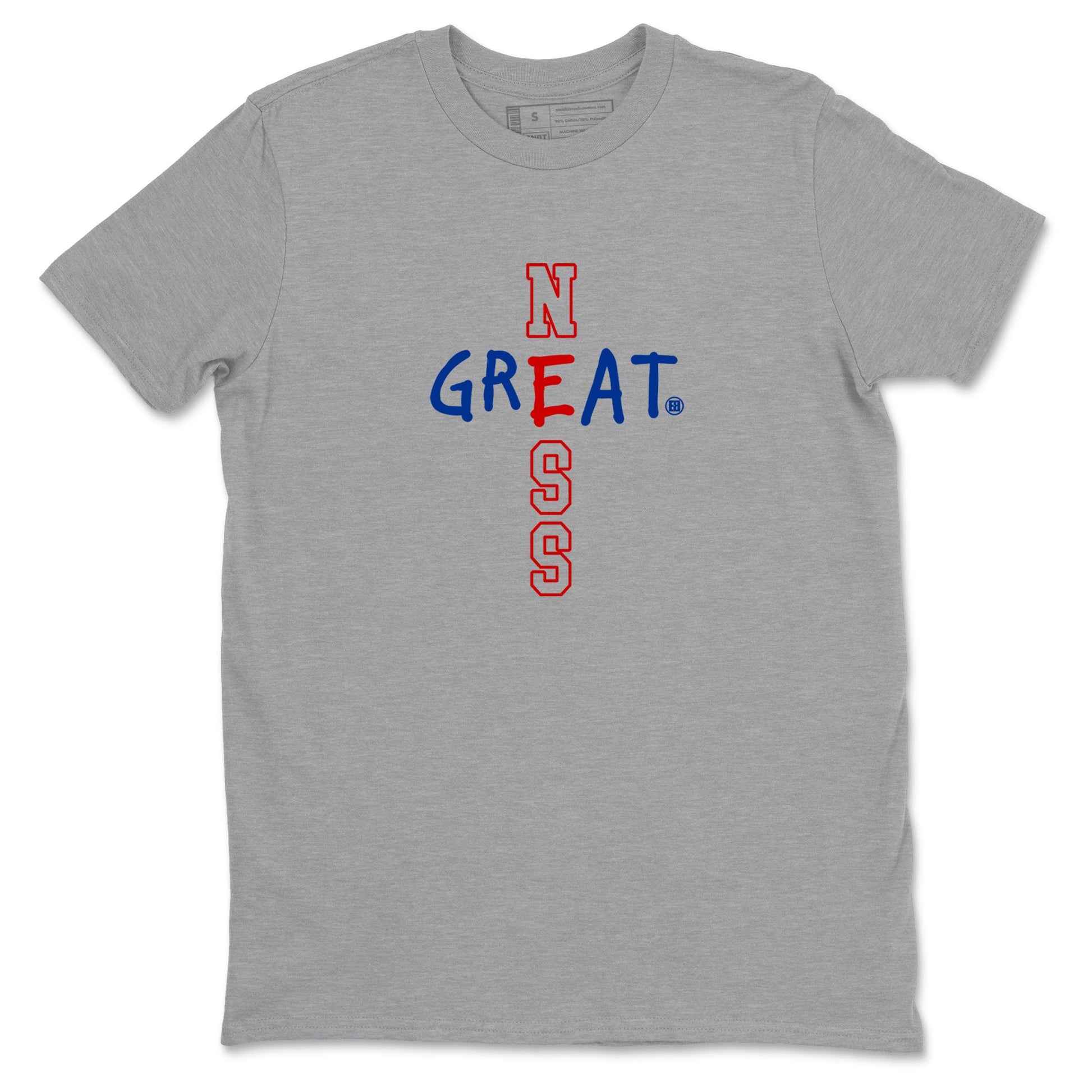 Sneaker Threads – Sneaker Tees To Match Air Jordan 11 Rare Air – Greatness Graphic Tee Heather Grey 2. Perfect for Jordan releases 2025 colorways.