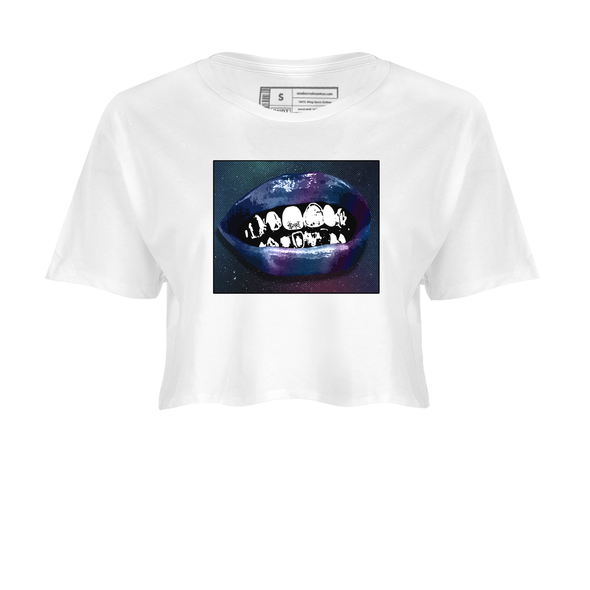 Air Foamposite One Galaxy Shirts To Match Jordans Grillz Lips Sneaker Shirts Air Foamposite 1 Galaxy SNRT Sneaker Release Tees Unisex Cotton Crew Neck White 2 Crop Shirts