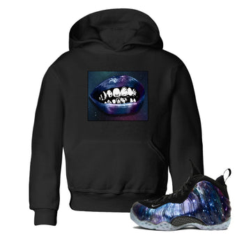 Air Foamposite One Galaxy Shirts To Match Jordans Grillz Lips Sneaker Shirts Air Foamposite 1 Galaxy SNRT Sneaker Release Tees Baby Youth Toddler Black 1 crew neck shirts