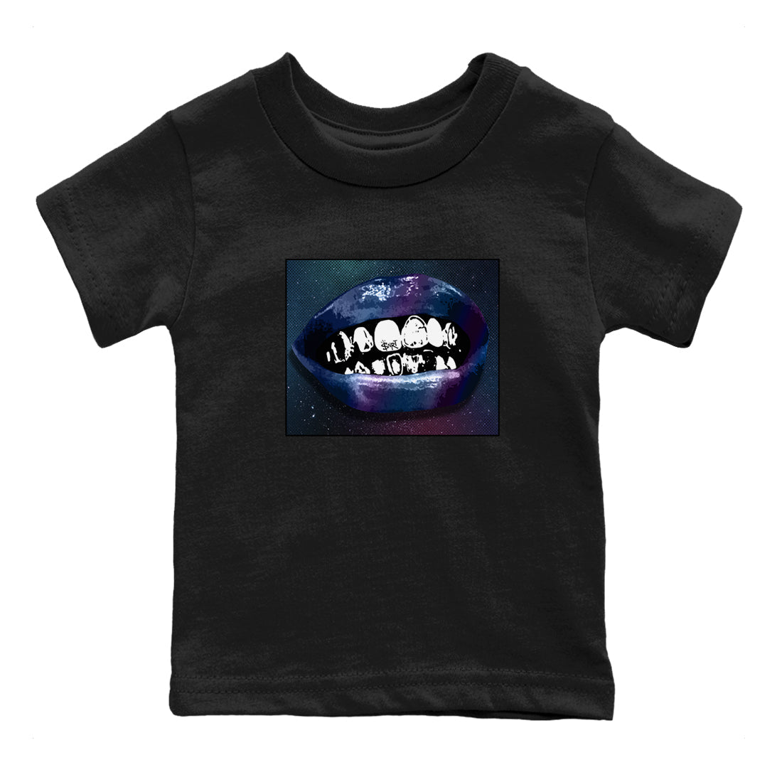 Air Foamposite One Galaxy Shirts To Match Jordans Grillz Lips Sneaker Shirts Air Foamposite 1 Galaxy SNRT Sneaker Release Tees Baby Youth Toddler Black 2 crew neck shirts