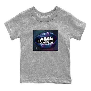 Air Foamposite One Galaxy Shirts To Match Jordans Grillz Lips Sneaker Shirts Air Foamposite 1 Galaxy SNRT Sneaker Release Tees Baby Youth Toddler Heather Grey 2 crew neck shirts