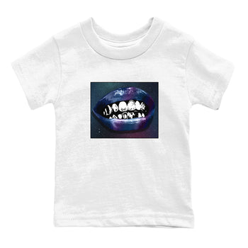 Air Foamposite One Galaxy Shirts To Match Jordans Grillz Lips Sneaker Shirts Air Foamposite 1 Galaxy SNRT Sneaker Release Tees Baby Youth Toddler White 2 crew neck shirts