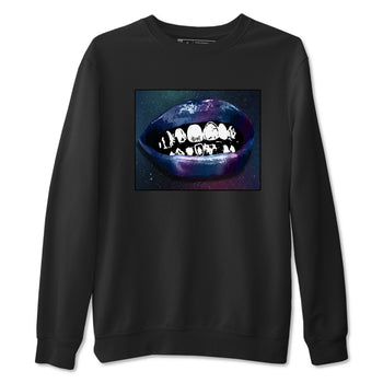 Air Foamposite One Galaxy Shirts To Match Jordans Grillz Lips Sneaker Shirts Air Foamposite 1 Galaxy SNRT Sneaker Release Tees Unisex Cotton Crew Neck Black 2 crew neck shirts