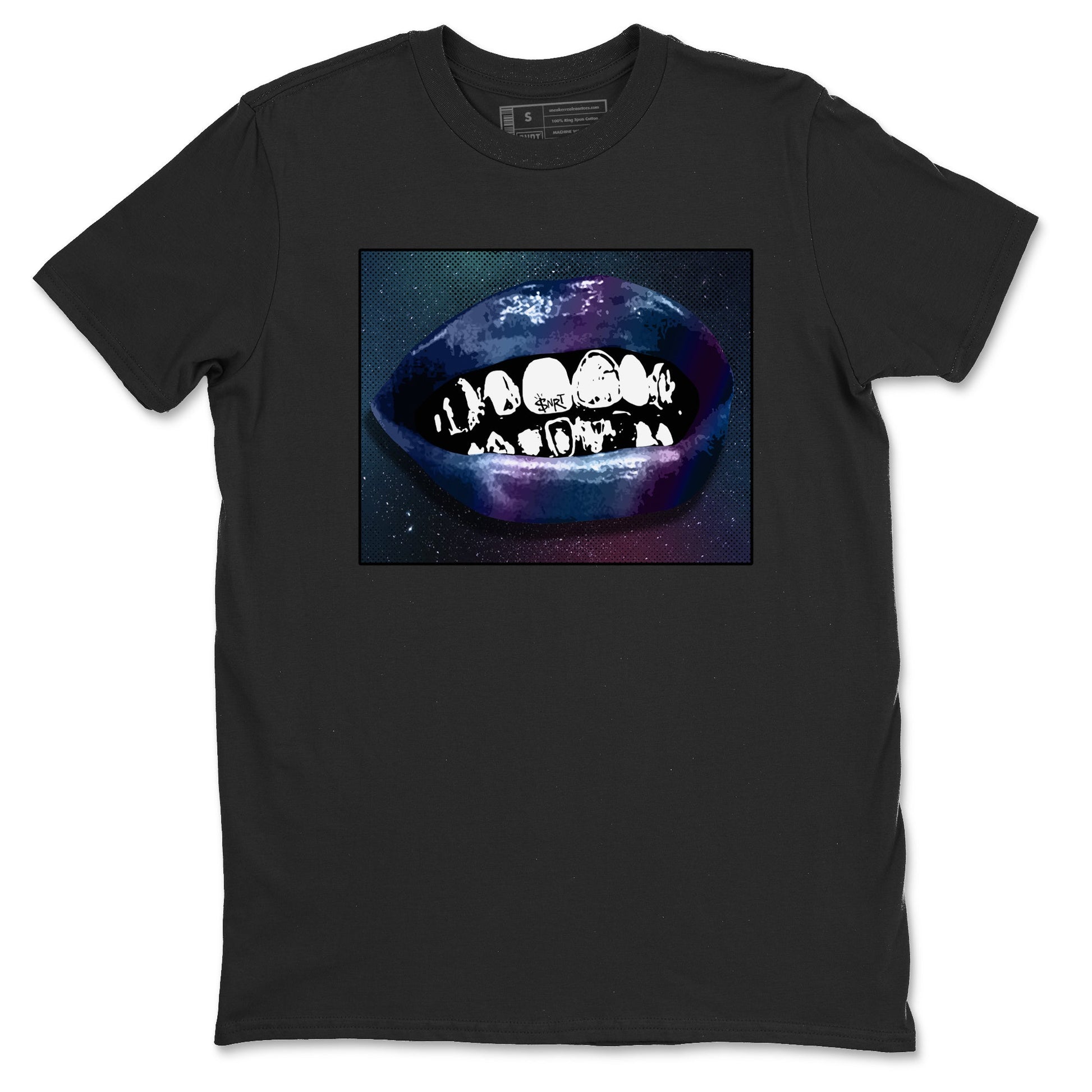 Air Foamposite One Galaxy Shirts To Match Jordans Grillz Lips Sneaker Shirts Air Foamposite 1 Galaxy SNRT Sneaker Release Tees Unisex Cotton Crew Neck Black 2 crew neck shirts