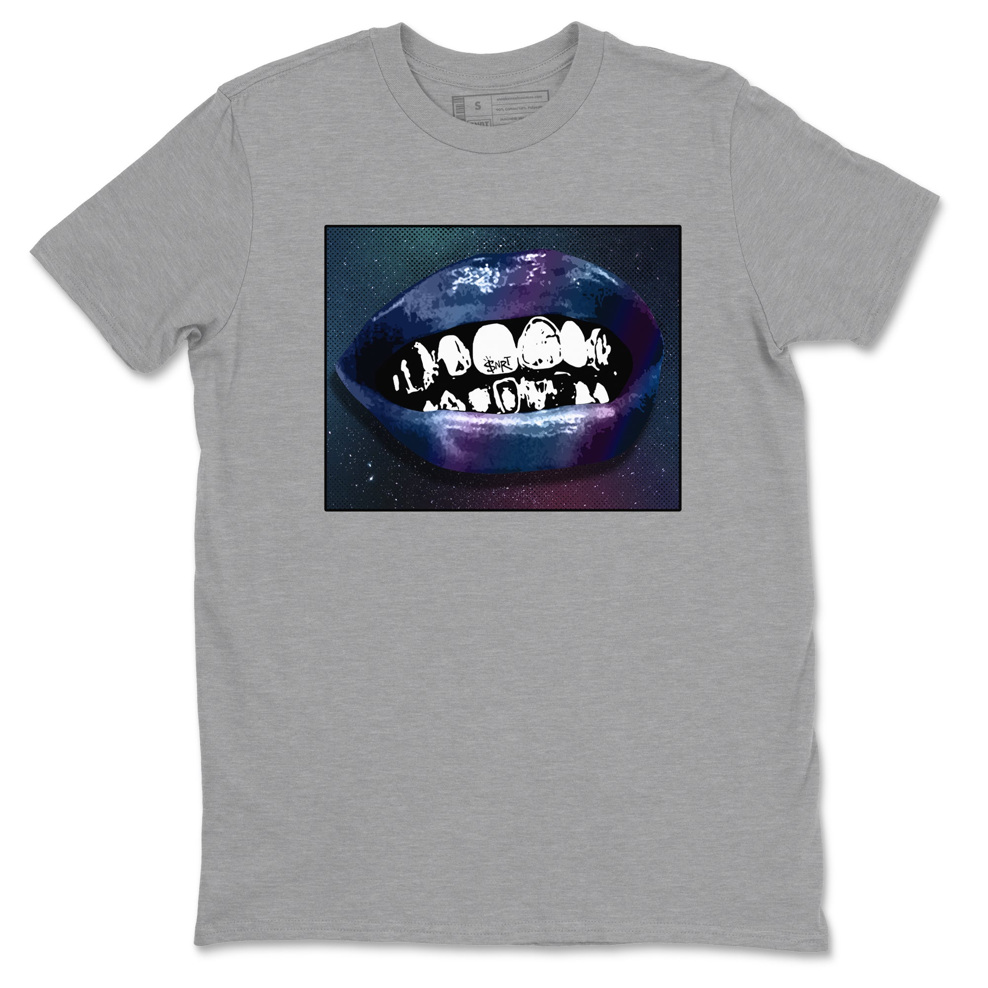 Air Foamposite One Galaxy Shirts To Match Jordans Grillz Lips Sneaker Shirts Air Foamposite 1 Galaxy SNRT Sneaker Release Tees Unisex Cotton Crew Neck Heather Grey 2 crew neck shirts