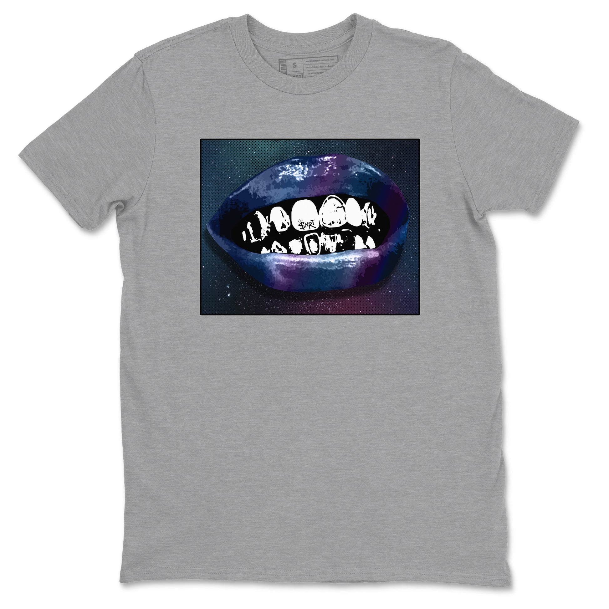 Air Foamposite One Galaxy Shirts To Match Jordans Grillz Lips Sneaker Shirts Air Foamposite 1 Galaxy SNRT Sneaker Release Tees Unisex Cotton Crew Neck Heather Grey 2 crew neck shirts