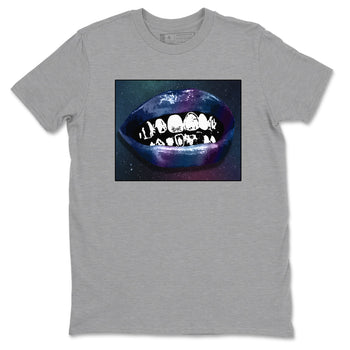 Air Foamposite One Galaxy Shirts To Match Jordans Grillz Lips Sneaker Shirts Air Foamposite 1 Galaxy SNRT Sneaker Release Tees Unisex Cotton Crew Neck Heather Grey 2 crew neck shirts