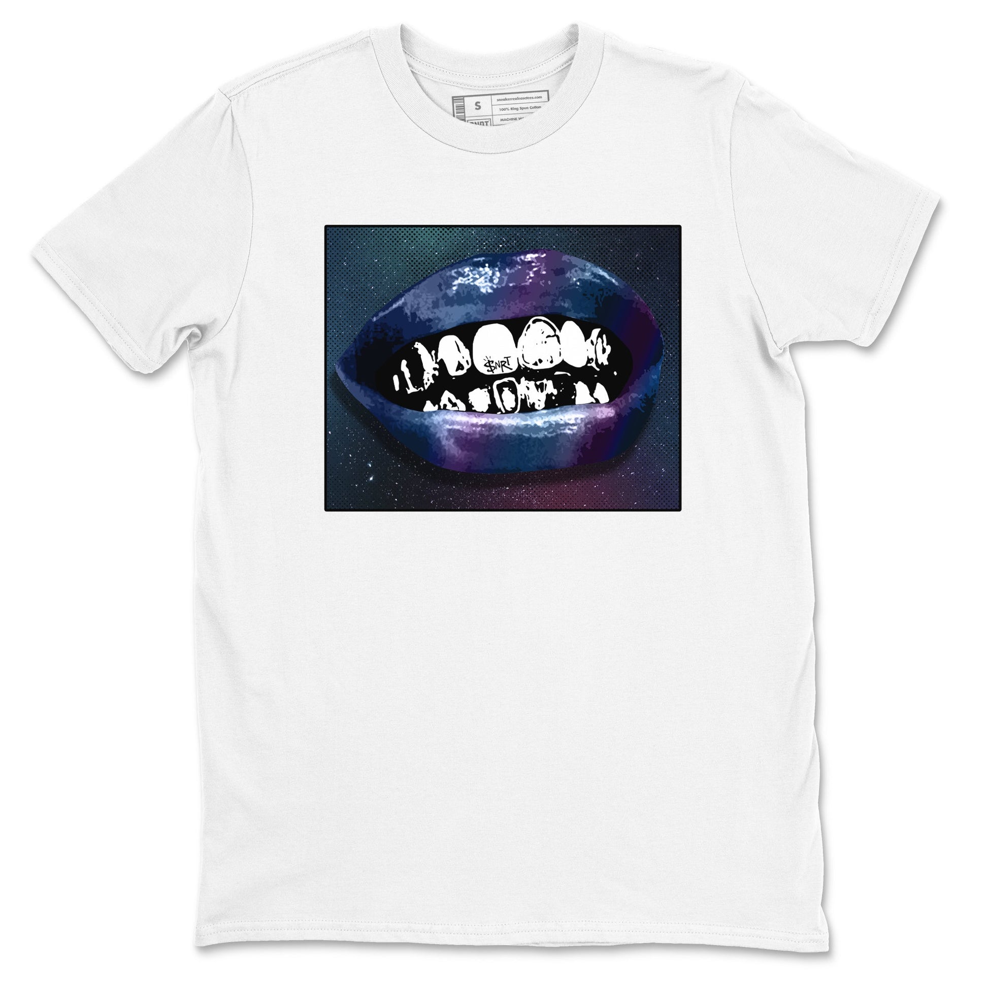 Air Foamposite One Galaxy Shirts To Match Jordans Grillz Lips Sneaker Shirts Air Foamposite 1 Galaxy SNRT Sneaker Release Tees Unisex Cotton Crew Neck White 2 crew neck shirts
