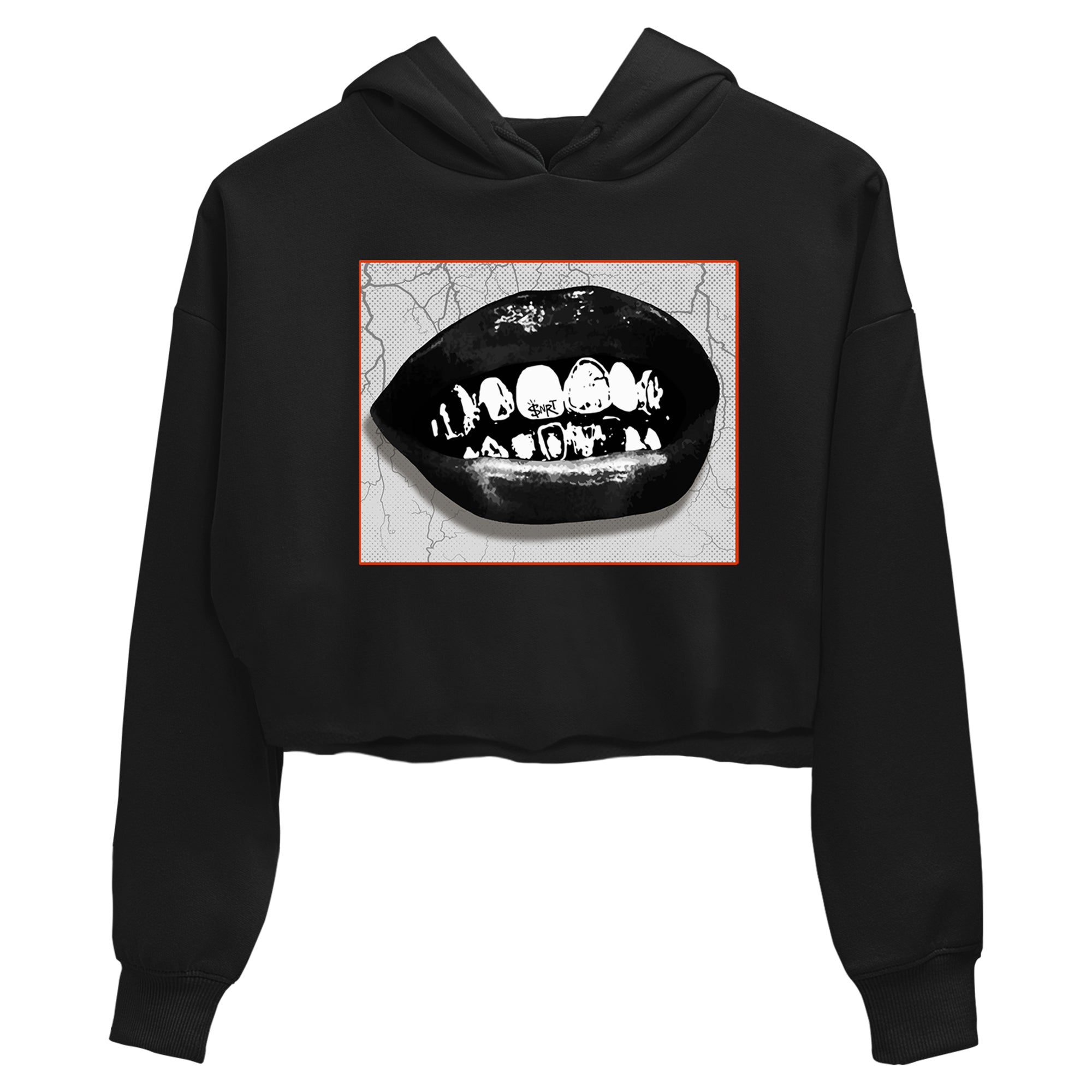Foams One Jin shirts to match jordans Grillz Lips sneaker match tees Air Foamposite One Jin match shoes to clothes SNRT Sneaker Tees unisex cotton Black 2 crop tee