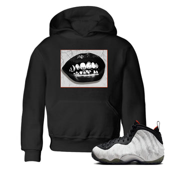 Foams One Jin shirts to match jordans Grillz Lips sneaker match tees Air Foamposite One Jin match shoes to clothes SNRT Sneaker Tees Youth Baby Black 1 tee