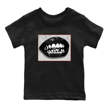 Foams One Jin shirts to match jordans Grillz Lips sneaker match tees Air Foamposite One Jin match shoes to clothes SNRT Sneaker Tees Youth Baby Black 2 tee