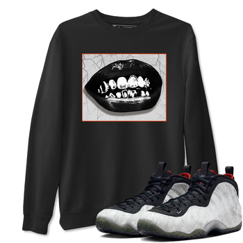 Foams One Jin shirts to match jordans Grillz Lips sneaker match tees Air Foamposite One Jin match shoes to clothes SNRT Sneaker Tees unisex cotton Black 1 shirts