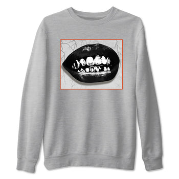 Foams One Jin shirts to match jordans Grillz Lips sneaker match tees Air Foamposite One Jin match shoes to clothes SNRT Sneaker Tees unisex cotton Heather Grey 2 shirts